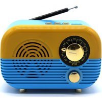Meier M-206BT 5 W Radyolu Işıklı Mavi Bluetooth Hoparlör