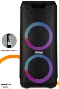 GOLDMASTER GM-X4 50 W Radyolu Işıklı Siyah Bluetooth Hoparlör