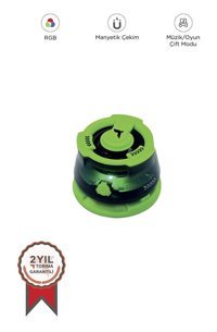 Torima D39 5 W Işıklı Yeşil Bluetooth Hoparlör