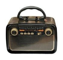 Junglee Retro 3 W Radyolu Gri Bluetooth Hoparlör