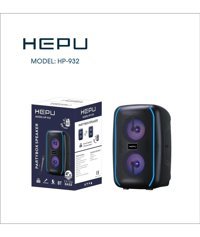 Hepu HP-932 Işıklı Siyah Bluetooth Hoparlör