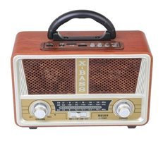 Meier M-112BT 5 W Radyolu Işıklı Beyaz Bluetooth Hoparlör