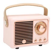 Annadue Retro 3 W Radyolu Pembe Bluetooth Hoparlör