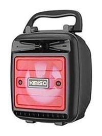 Junglee Kms-1181 Radyolu Işıklı Siyah Bluetooth Hoparlör