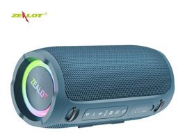 Zealot S76 50 W Işıklı Mavi Bluetooth Hoparlör