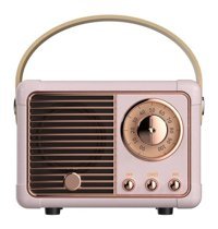 Boutiques Retro 5 W Radyolu Pembe Bluetooth Hoparlör