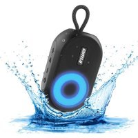 Jingyi 5 W Işıklı Siyah Bluetooth Hoparlör