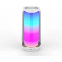 Lebeigo 5 W Işıklı Beyaz Bluetooth Hoparlör