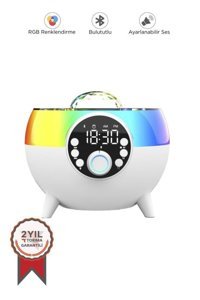 Torima HM-2310 10 W Işıklı Beyaz Bluetooth Hoparlör