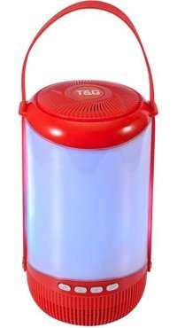 T&G TG606 5 W Radyolu Işıklı Kırmızı Bluetooth Hoparlör