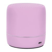 Lazmin112 Mini 5 W Işıklı Pembe Bluetooth Hoparlör