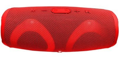 T&G Charger 5 10 W Radyolu Işıklı Kırmızı Bluetooth Hoparlör