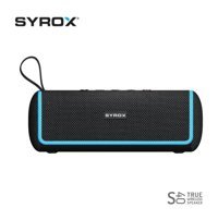 Syrox 14 W Radyolu Işıklı Siyah Bluetooth Hoparlör