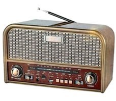 Everton RT-715 5 W Radyolu Işıklı Kahverengi Bluetooth Hoparlör