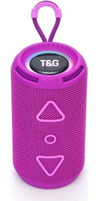 T&G SK006 8 W Işıklı Mor Bluetooth Hoparlör