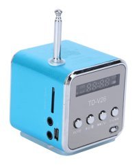 Hemobllo TD-V26 6 W Radyolu Mavi Bluetooth Hoparlör