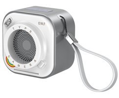 Ewa A110 5 W Işıklı Gri Bluetooth Hoparlör