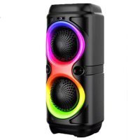 Coverzone BT-2415 15 W Radyolu Işıklı Siyah Bluetooth Hoparlör