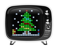 Divoom Tivoo Retro 6 W Işıklı Beyaz Bluetooth Hoparlör