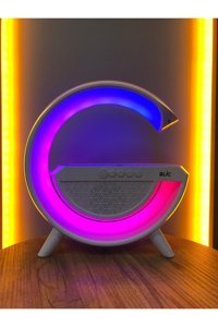 Blic BT-2301 10 W Radyolu Işıklı Beyaz Bluetooth Hoparlör