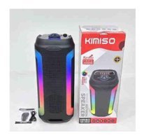 Kimiso QS-3632 10 W Radyolu Işıklı Siyah Bluetooth Hoparlör