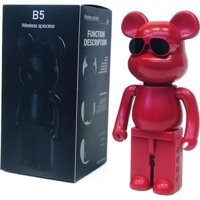 Kangrui-HB Graffiti Violent Bear Kırmızı Bluetooth Hoparlör