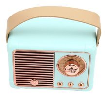 Shanrya Vintage 3 W Mavi Bluetooth Hoparlör