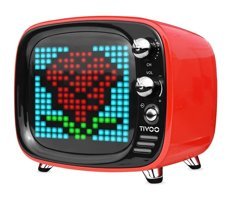 Divoom Tivoo Retro 6 W Işıklı Kırmızı Bluetooth Hoparlör
