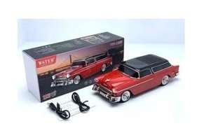 Junglee Chevrolet Belair 1955 Işıklı Kırmızı Bluetooth Hoparlör