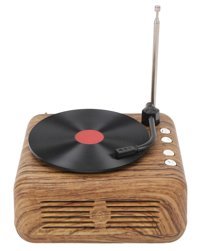 Bewinner Chip Heavy Bass Radyolu Kahverengi Bluetooth Hoparlör