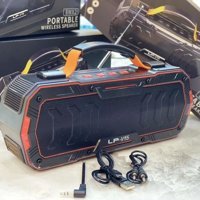 Powerstar LP-V15 Radyolu Işıklı Siyah Bluetooth Hoparlör