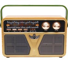 Sightzer Md-507BT Radyolu Kahverengi Bluetooth Hoparlör