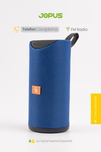 Jopus Joibox Leda Radyolu Işıklı Mavi Bluetooth Hoparlör