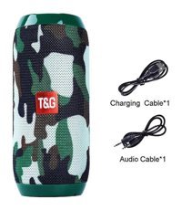 T&G TG106 10 W Radyolu Işıklı Kamuflaj Bluetooth Hoparlör