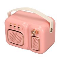 Shanrya Vintage 5 W Pembe Bluetooth Hoparlör