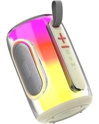 Kensa Pluse 8 15 W Işıklı Beyaz Bluetooth Hoparlör