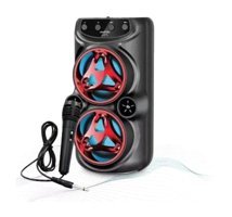 Newface GTS1772 Radyolu Işıklı Siyah Bluetooth Hoparlör