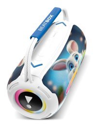 Powerway Beatbox Animals Tavşan 5 W Işıklı Beyaz Bluetooth Hoparlör