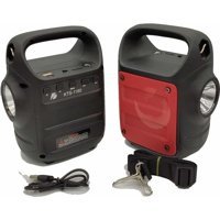 L'eDoren KTS-1185 5 W Radyolu 5 W Işıklı Siyah Bluetooth Hoparlör