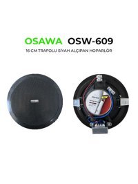 Osawa OSW-609 15 W Siyah Bluetooth Hoparlör