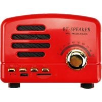 Lebeigo Mini 5 W Radyolu Kırmızı Bluetooth Hoparlör