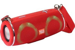 T&G TG642 5 W Radyolu 5 W Işıklı Kırmızı Bluetooth Hoparlör