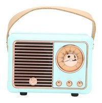 Annadue Retro 3 W Radyolu Mavi Bluetooth Hoparlör