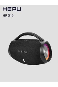 Hepu HP-S 10 Siyah Bluetooth Hoparlör