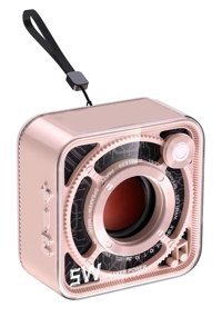 Goshyda Mini 5 W Pembe Bluetooth Hoparlör