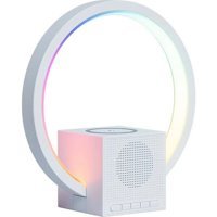 Lebeigo 15 W Işıklı Beyaz Bluetooth Hoparlör