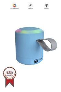 Torima D24 5 W Işıklı Mavi Bluetooth Hoparlör