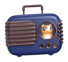 Broleo Retro Bagaj Radyolu Mavi Bluetooth Hoparlör