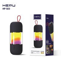 Hepu HP-S 03 Işıklı Siyah Bluetooth Hoparlör
