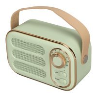 Shanrya Vintage 5 W Yeşil Bluetooth Hoparlör